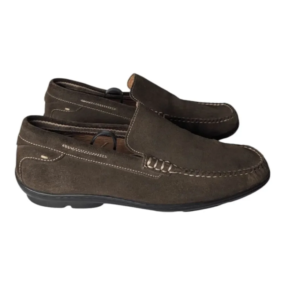 JOHNSTON & MURPHY Brown Suede Loafer Size 8.5M